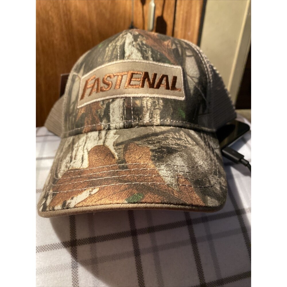 Fastenal Next Camo Trucker Hat Adjustable